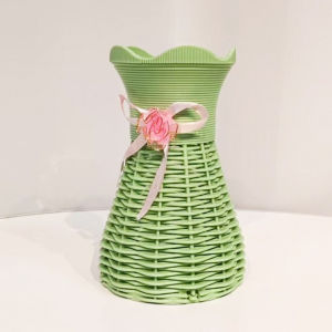 Artificial Flower Decorative Plastic Vase Vases Living Room Dry Flower Rattan Decorative Ornaments