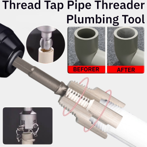 PVC Pipe Threading Tool Integrated Thread Opener Precise Thread Water Pipe Internal Thread Opener一体式精密螺纹钻具