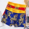 4pcs Men's Chinese New Year Dragon Print Fashion Breathable Soft Comfy  Boxer Briefs, Cotton Underpants, Men's Underwear