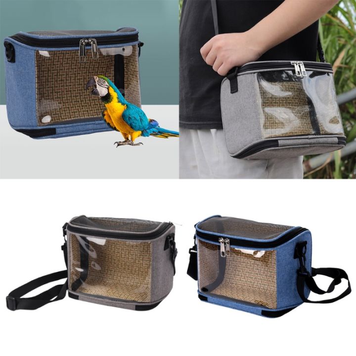Picture of Parrot Travel Cage Bird Carrier Lightweight Small Animals Pet Carrier ...
