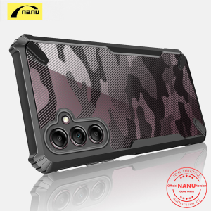 NANU For Samsung Galaxy A14 A34 A54 5G Case Hard [Camouflage Bull-2] Hybrid Shockproof Slim Crystal Clear Cover Double Anti Drop Protection Phone Casing Clear Back Flexible TPU Frame Bumper