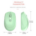 Wireless Mouse, 2.4G Ergonomic Optical Mouse, Computer Mouse for Laptop, PC,Chromebook,Notebook,Rechargeable Small Cordless Mice. 