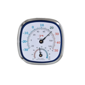 Household Pointer Thermometer and Hygrometer Temperature Indoor Outdoor Humidity Meter Gauge Round Type