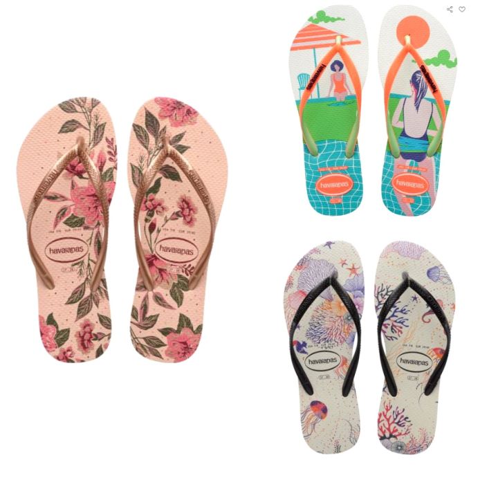 Original Havaianas Slippers Sandals Flip Flops Slides Slim Style Mix Lazada PH