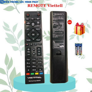 Remote điều khiển đầu thu truyền hình Viettel internet điều khiển tivi box Viettel - Tặng kèm pin