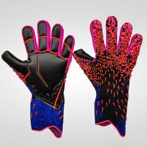 BLACKON 1 Pair Cao su Găng tay thủ môn cho trẻ em Bảo vệ ngón tay Chống trượt Găng tay thủ môn Găng tay thủ môn cao su Thoáng khí Chơi bóng đá