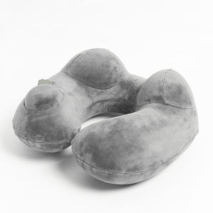 Portable U-shaped neck pillow car pillow can be disassembled and washed to say goodbye to neck pain travel outdoor travel automatic inflatable pillow
