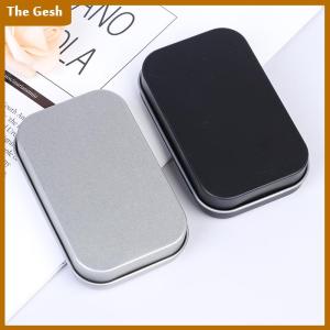 [The Gesh] ชุดอุปกรณ์เอาชีวิตรอดกล่องดีบุกขนาดเล็กแบบฝาพับโลหะเปล่ากล่องเก็บของกล่องจัดระเบียบสำหรับกุญแจเหรียญลูกกวาด