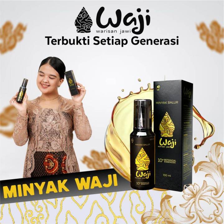 Minyak Balur Premium Waji Warisan - Pelembab & Pencerah Kulit 100ml ...