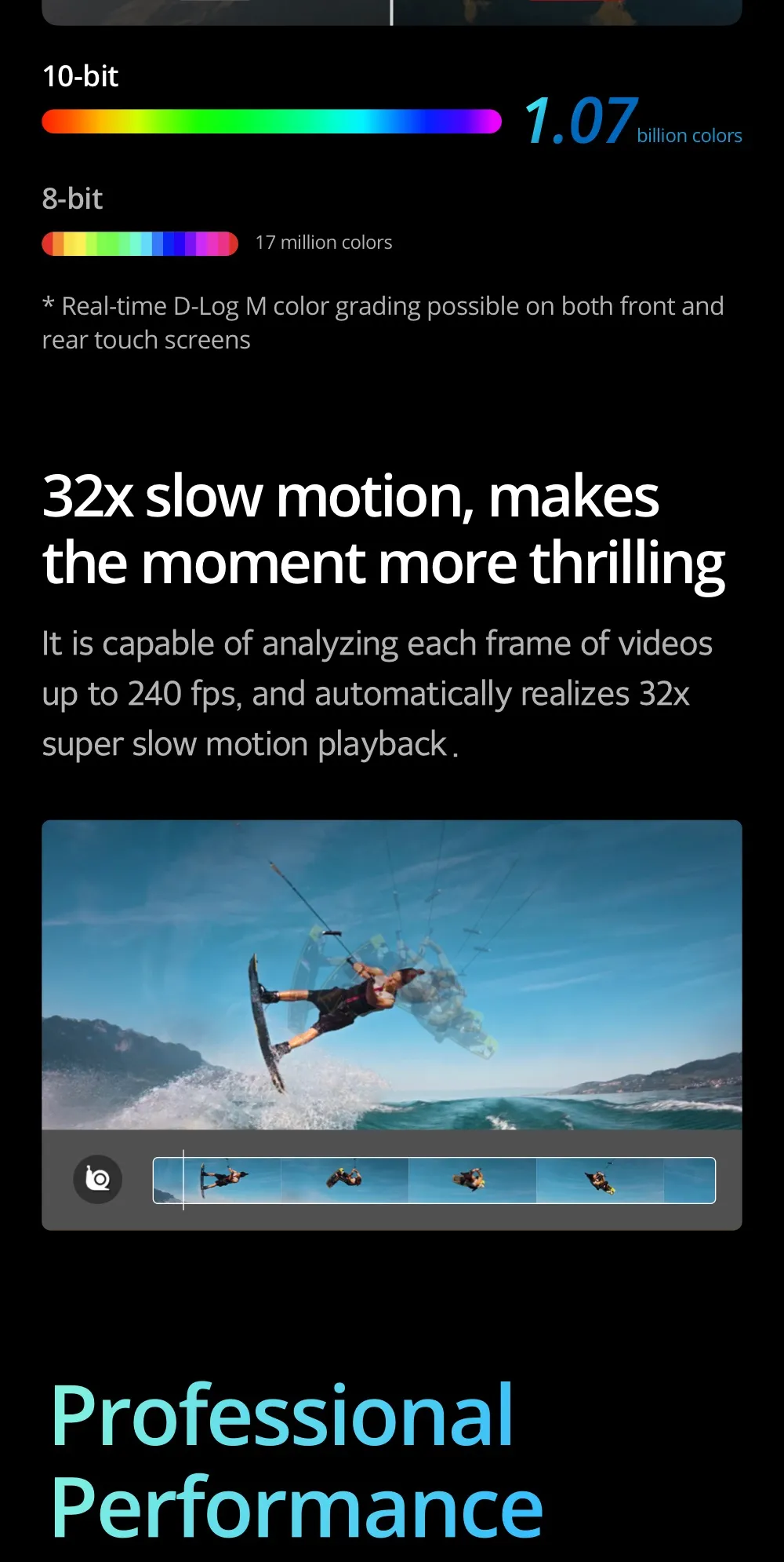 DJI Osmo Action 5 Pro - Action Camera | กล้องแอคชั่น | 1/1.3 Sensor 4K/120fps | กล้องดำน้ำ ลึก 20 ม.
