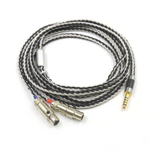 New 4.4MM Balanced 16 Core Cable Compatible with Audeze LCD-2 LCD-3 LCD-4 LCD-X LCD-XC Headphone and for Astell&Kern AK240