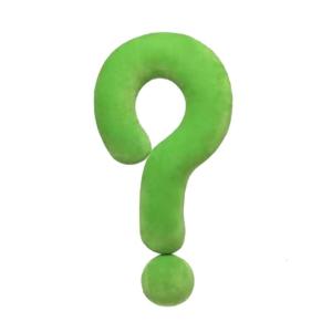 Colorful Question Mark Shape Plushes Pillows Soft Stuffeds Backrest Toy for Kids Children Home Chair Decoration Cushions