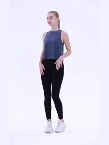 Đồ thể thao nữ tập gym thoáng khí Áo yoga sơ mi thể thao lưng đẹp màu trơn