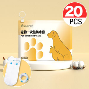 【select_sea】 COD สุนัขสัตว์เลี้ยง ถุงเท้าหมา รองเท้าที่ใช้แล้วทิ้ง รองเท้า ถุงเท้าลูกสุนัข ถุงเท้า กันน้ํา S-L