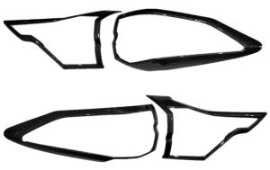 Perodua Aruz 5IN1 Carbon Set Door Handle Cover + Door Handle Bowl + Fuel Cap + Side Mirror Cover + Tail Lamp Cover (Carbon)