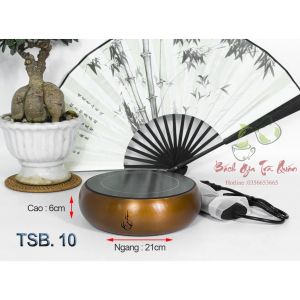 💥 SIÊU SALE 💥 Bộ Ấm Đồng Gò Thủ Công Và Bếp Đồng Hồng Ngoại Đun Nước Tetsubin Công Suất 1000W