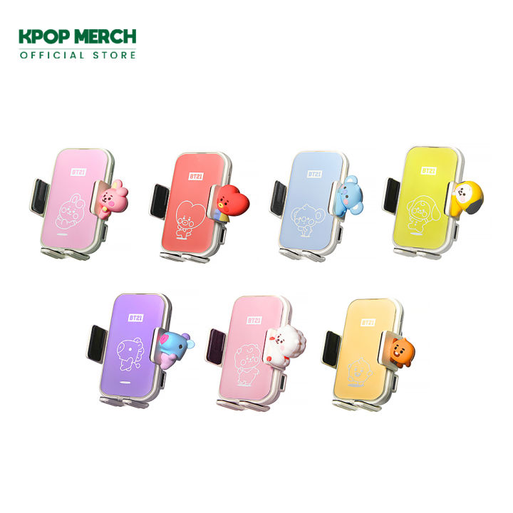 BT21 Fast Wireless Car Charger Lazada.co.th
