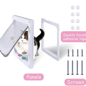 Dog Door Cat Door Cat Door Hole Two-Way Entry catdoor Cat Two-Way Door Cat DoorSupplies