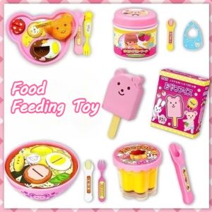 สร้างสรรค์อาหารให้อาหารของเล่นบทบาทเล่นครัวของเล่นการ์ตูนจําลองพุดดิ้งให้อาหารชุดเด็กของขวัญ