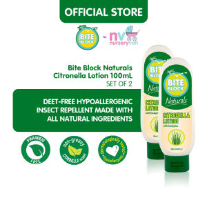 Bite Block Naturals Insect Repellent Citronella Lotion 100mL Set of 2