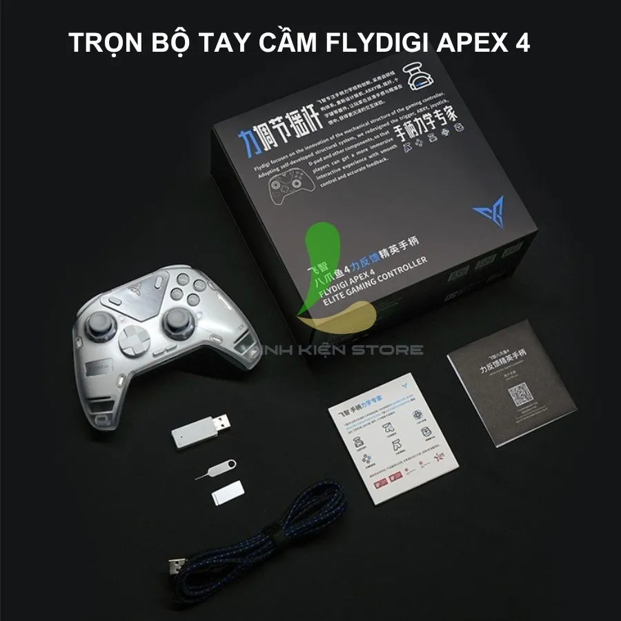 Flydigi APEX 4 コントローラー 交換スティック付き K107916196 - PC用