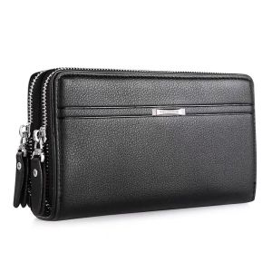 TB BAG #80099 FASHION LEATHER HANDBAG LARGE CAPACITY MULTIFUNCTIONAL MOBILE PHONE BAG HOLDER FOR MEN
