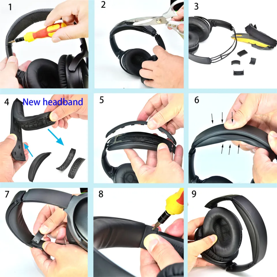 Tangrenshop For Bose QC25/SoundLinK AE2 Hearing Protector Headset  Replacement Headband Pads