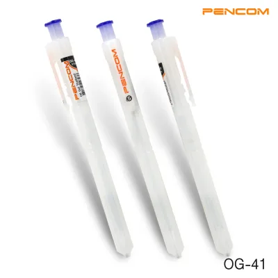 Pencom OG41-BL ปากกาหมึกน้ำมันแบบกดหมึกน้ำเงิน(รับใบเสร็จรบกวนแจ้งในแชท)