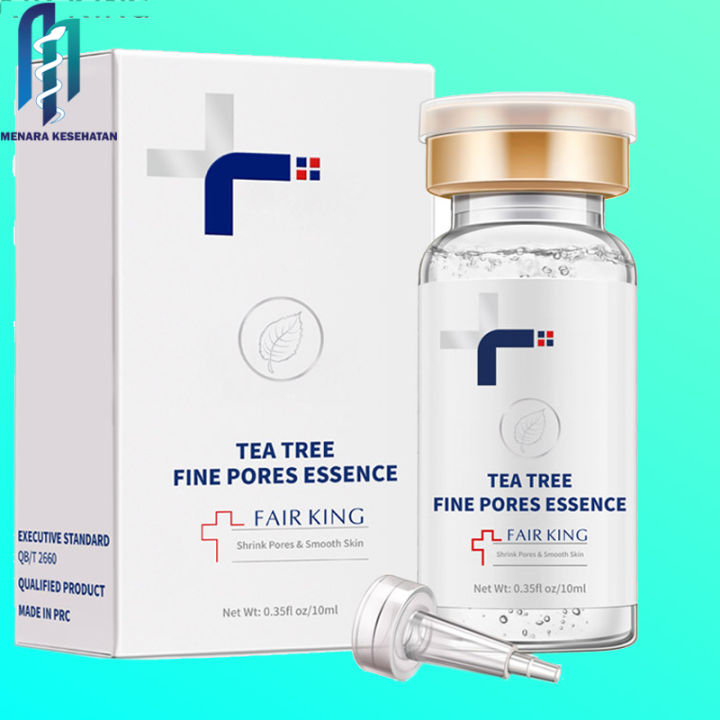 Fair King Tea Tree Fine Pores Essence Shrink Pores And Smooth Skin Mengecilkan Pori-pori Dan Menghaluskan Kulit