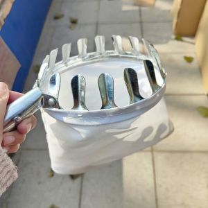 Vợt hái trái cây trên cao đa năng kèm túi vải dụng cụ hái hoa quả kim loại siêu bền đẹp GA625