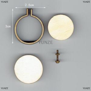 [COD] YUNZE DIY รอบมินิไม้กางเขนเย็บปักถักร้อยห่วงแหวนกรอบเครื่องคงที่