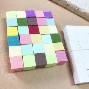 100pcs Soft Nail Sponges with Grabbing Pen Nails Art Set Create Fashionable Designs Suitable for Various Occasion