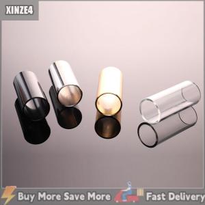 [COD] SHZTGM 60mm กีตาร์สไลด์บาร์สแตนเลสโลหะ/กระจกนิ้วสไลด์สำหรับอูคูเลเล่