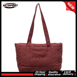 【Free Shipping】 Fashionable Quilted Tote Bag with Large Storage Space for Womens Work and Leisure Activities