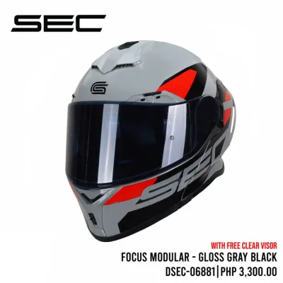 SEC Helmet for Motorcycle FOCUS Modular Gloss/Matte (S-XL)
