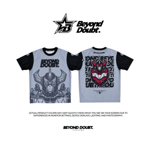 T-SHIRT - "MEGAZORD” Design AIRCOOL & DRIFIT Fabric - BEYOND DOUBT CLOTHING