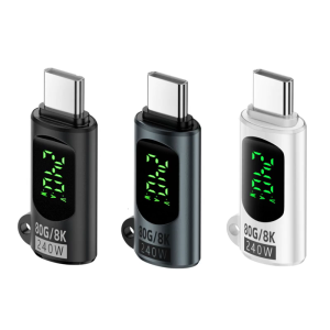 USB C Bộ chuyển đổi nối dài USB C Adapter với 80gbps truyền dữ liệu và thời gian thực hiển thị điện màn hình hiển thị kỹ thuật số