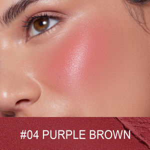 O.TWO.O 3-in-1 Blush Stick Dual Color Silky-Soft Cream for Lips&Cheeks&Eyes Long-Lasting Formula Multi-Purpose Easy to Blend Matte Cheek Tint Face Makeup【 Haute Series】