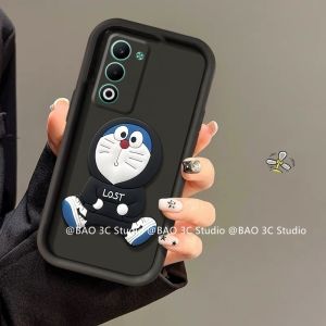 ใหม่ เคสโทรศัพท์ Case OPPO A5X A5 OPPOA5X OPPOA5 5G 4G Ins น่ารักการ์ตูนแฟชั่นตุ๊กตาโดราเอม่อนสามมิติ เคสโทรศัพท์ อ่อนซิลิโคนพร้อม2025สายคล้องเรียบง่าย
