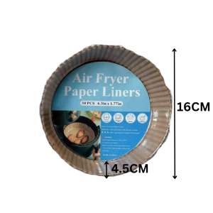 [50/100Pcs] Air Fryer Disposable Paper Pot | Non-Stick Air Fryer Pot | For Cooking & Baking