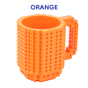 Gelas Cangkir Mug Unik Build on Brick Set Mainan Bongkar Pasang 350 ML Minuman Susu Kopi Teh Hangat Plastik Food Grade