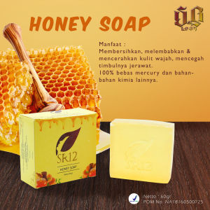 honey soap  sabun madu kulit kering sensitif SR12 Membersihkan pelembab mencerahkan pencegah jerawat