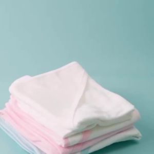 Cotton Central™ Terry Hooded Towel Swaddle Pure Cotton Blanket Newborn Infant Bath Baby Girl Stuff