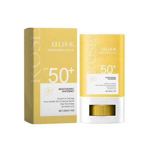 Eelhoe UV Protection Sunscreen SPF50+ Stick Refreshing Oil-Free Formula UVA/UVB Sun Protection Anti Aging Water Resistant Moisturizing High Sunfast Broad Spectrum Ultraviolet Isolation For Face & Body Outdoor Summer