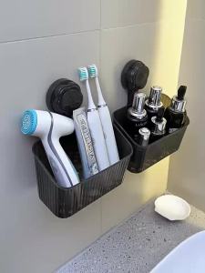 SXH Cosmetics shower gel shampoo bathroom supplies storage multifunctional no-drill bathroom suction cup storage rack