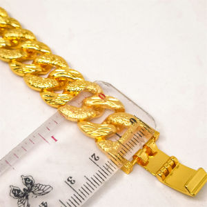 Fashion Xuping Gelang wanita dewasa Perhiasan Dubai Lapis Emas 24K bracelets bangle hadiah ulang tahun Gelang Tangan