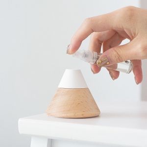 MECOME ขนาดเล็ก ไดอะโทไมต์อโรมาเธอราพี กำจัดกลิ่น เป็นมิตรกับสิ่งแวดล้อม น้ำหอมกระจายกลิ่น ดิฟฟิวเซอร์น้ำหอม ยาวนาน น้ำมันหอมระเหย ใช้ในห้องนอน