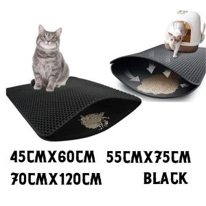 Large Double Layer Waterproof Cat Litter Mat Cat Litter Catcher Easy to Clean 45x60CM 55x75CM 70x120CM