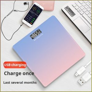 Electronic Scale Lightweight and Portable Accurate Weighers Intelligent Gravity Sensor Non-slip 数字体重秤