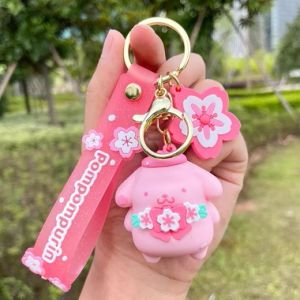 SP Fashion Life Sanrio Keychain Kuromi Cinnamoroll Exquisite Anime Keyring for Girls Bag 钥匙圈 锁匙圈 三丽鸥钥匙圈 玉桂狗钥匙圈 库洛米钥匙圈 美乐蒂钥匙圈扣